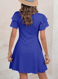 Foto 5 | Vestido Dokotoo: Vestidos De Verano Azules Para Mujer, Moda De Verano 2025 - Venta Internacional.