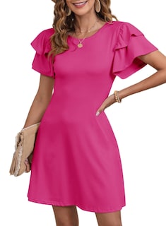 Foto 1 | Vestido Dokotoo, Bonito, Verano, Primavera 2025, Manga Corta Con Cordón - Venta Internacional.