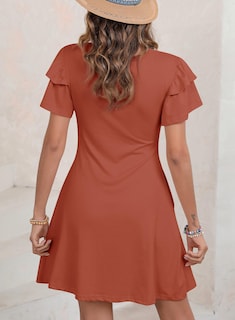 Foto 3 | Vestido De Verano Dokotoo 2025 Para Mujer Con Bolsillos - Venta Internacional.
