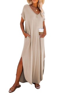 Foto 1 | Vestido Largo Dokotoo, Casual, Vacaciones De Verano, Resort, Talla Grande - Venta Internacional.