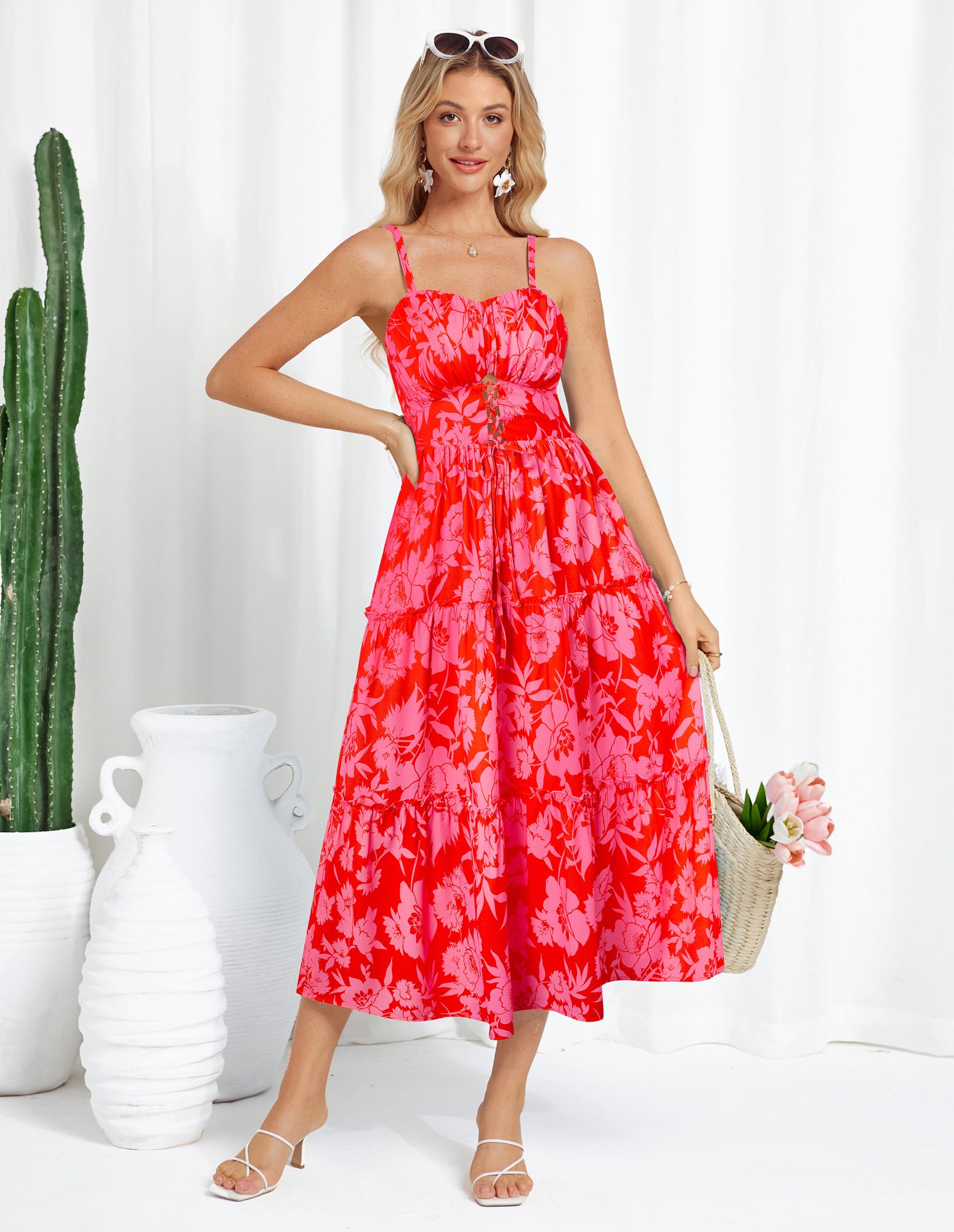 Foto 5 pulgar | Vestido Largo Sin Mangas Con Estampado Floral Grace Karin 2025 De Sundresses - Venta Internacional.