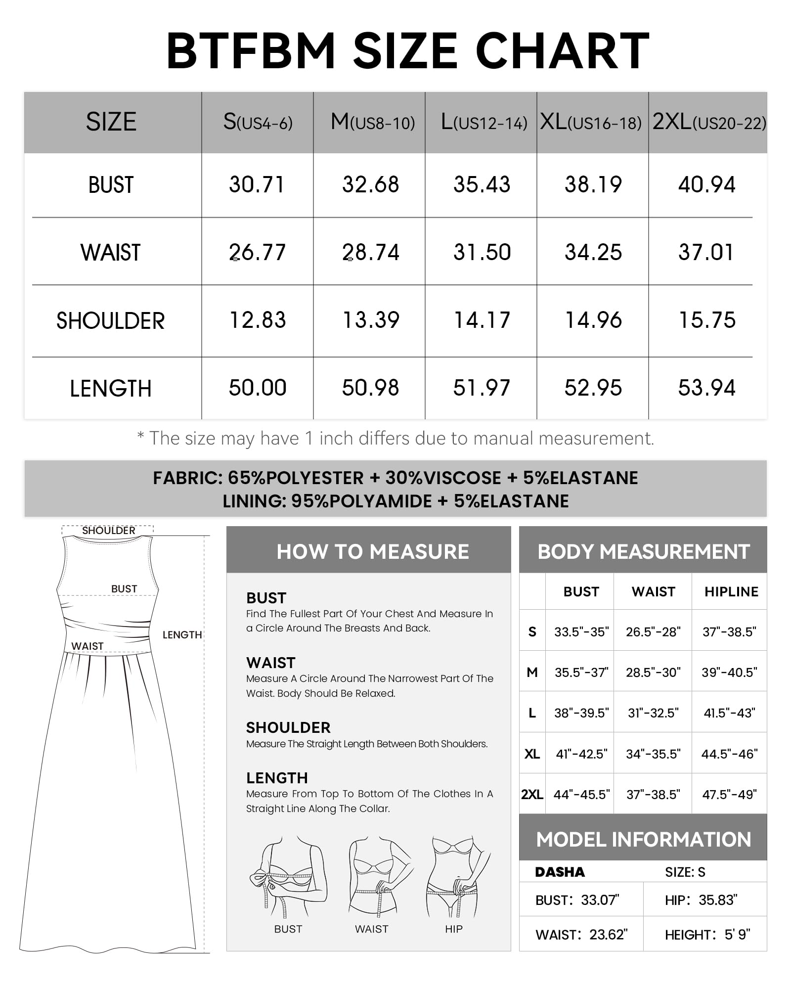 Foto 7 pulgar | Vestido Largo Btfbm Verano 2025 Sin Mangas Con Cintura Alta Fruncida - Venta Internacional.