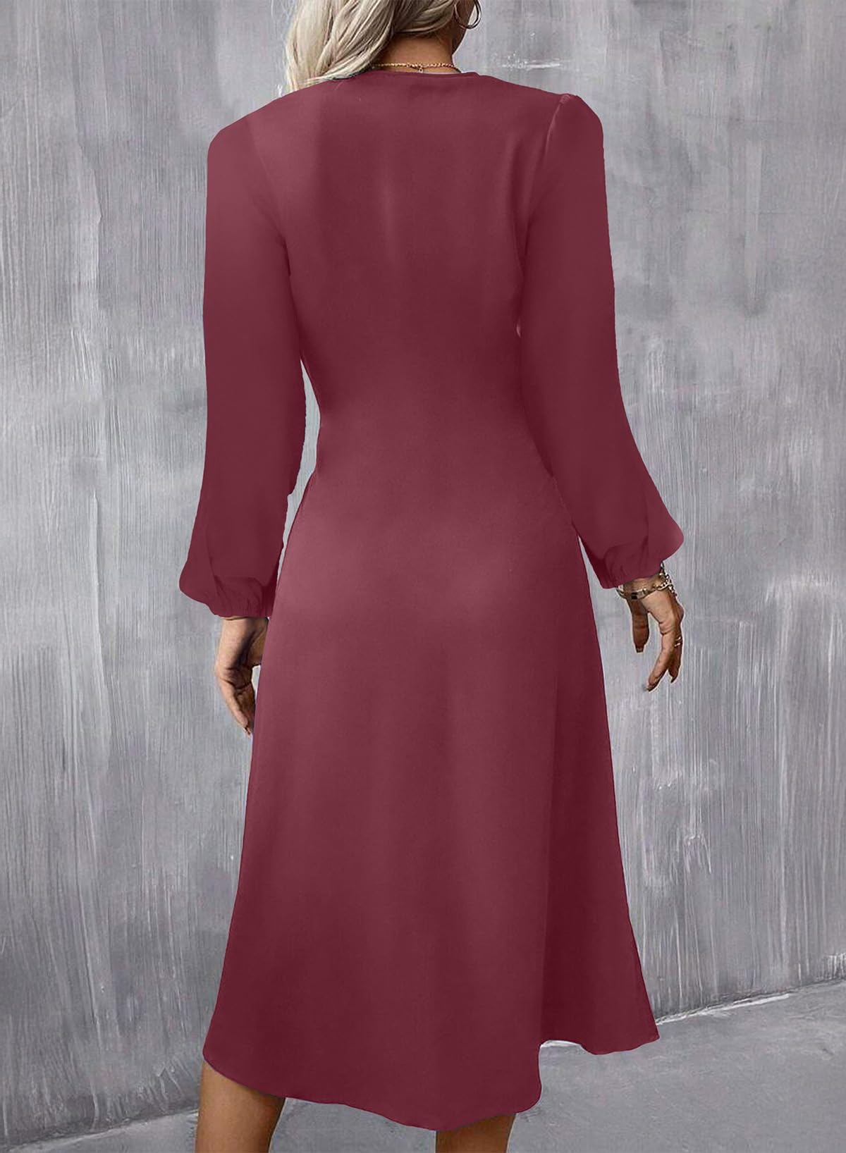 Foto 4 pulgar | Vestido Formal Happy Sailed Elegant A Line High Low Rose - Venta Internacional.