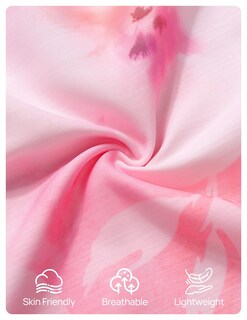 Foto 6 | Vestido Largo Zesica 2025, Casual De Verano, Estampado Floral, Rosa - Venta Internacional.