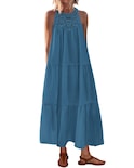 Vestido Btfbm, Vestido Largo Casual, Holgado, Holgado, De Verano, Halter, Para Mujer - Venta Internacional.
