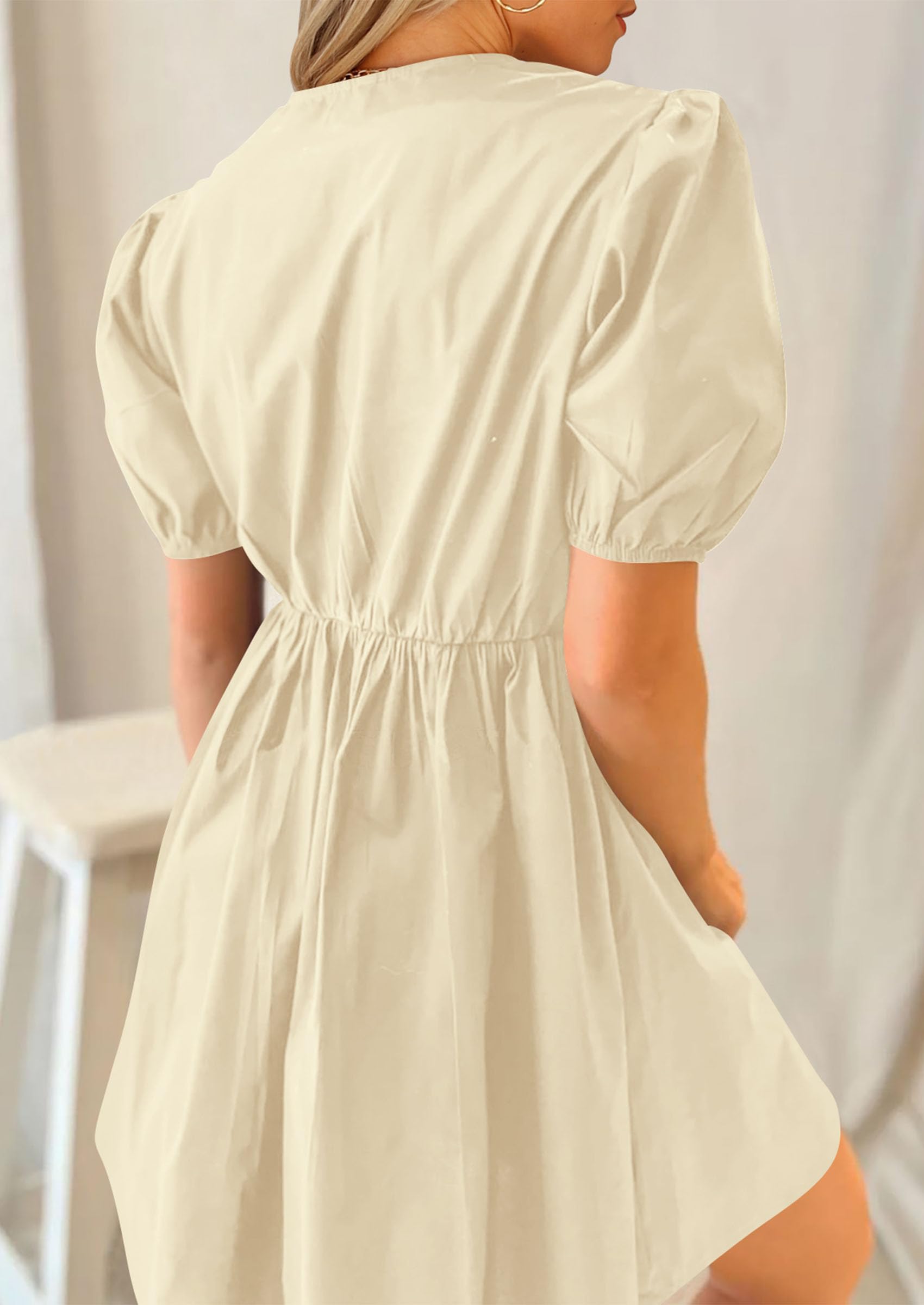 Foto 2 | Vestido Prettygarden 2025 Casual De Verano De Manga Corta Para Mujer - Venta Internacional.
