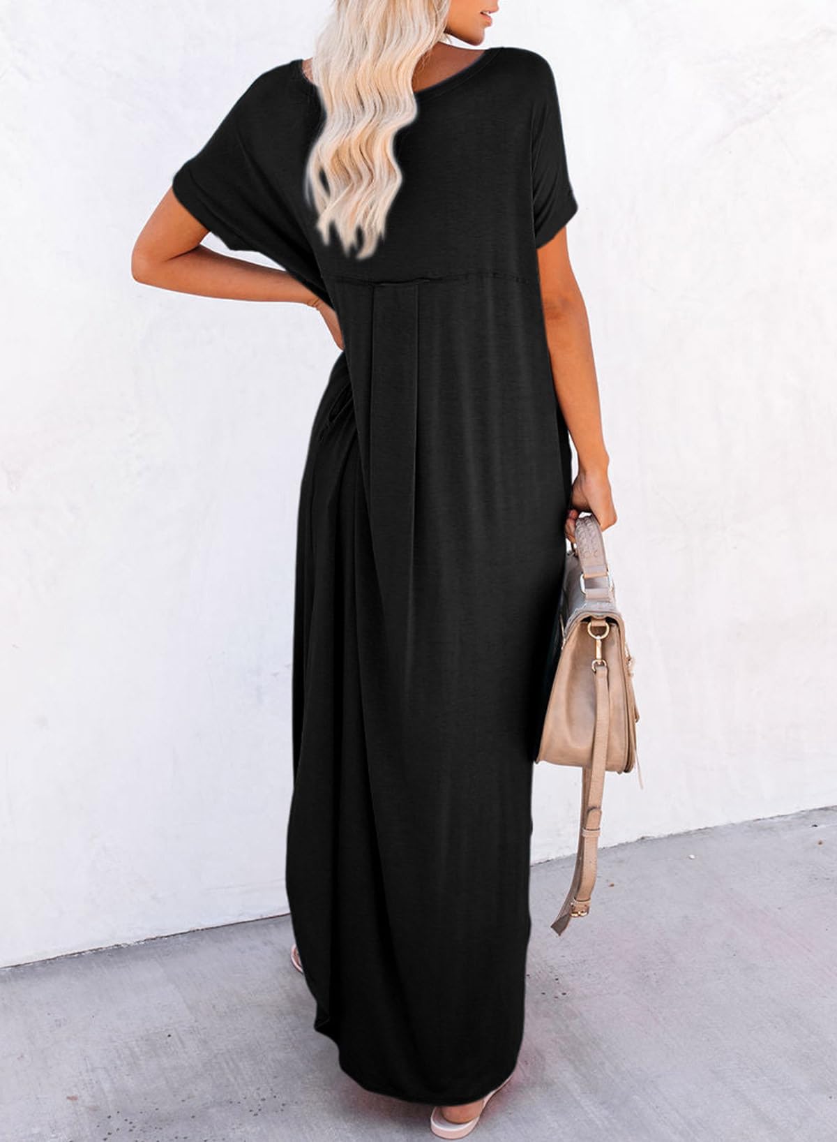 Foto 3 pulgar | Vestido De Verano Dokotoo 2025 Para Mujer Casual Negro Con Bolsillos - Venta Internacional.