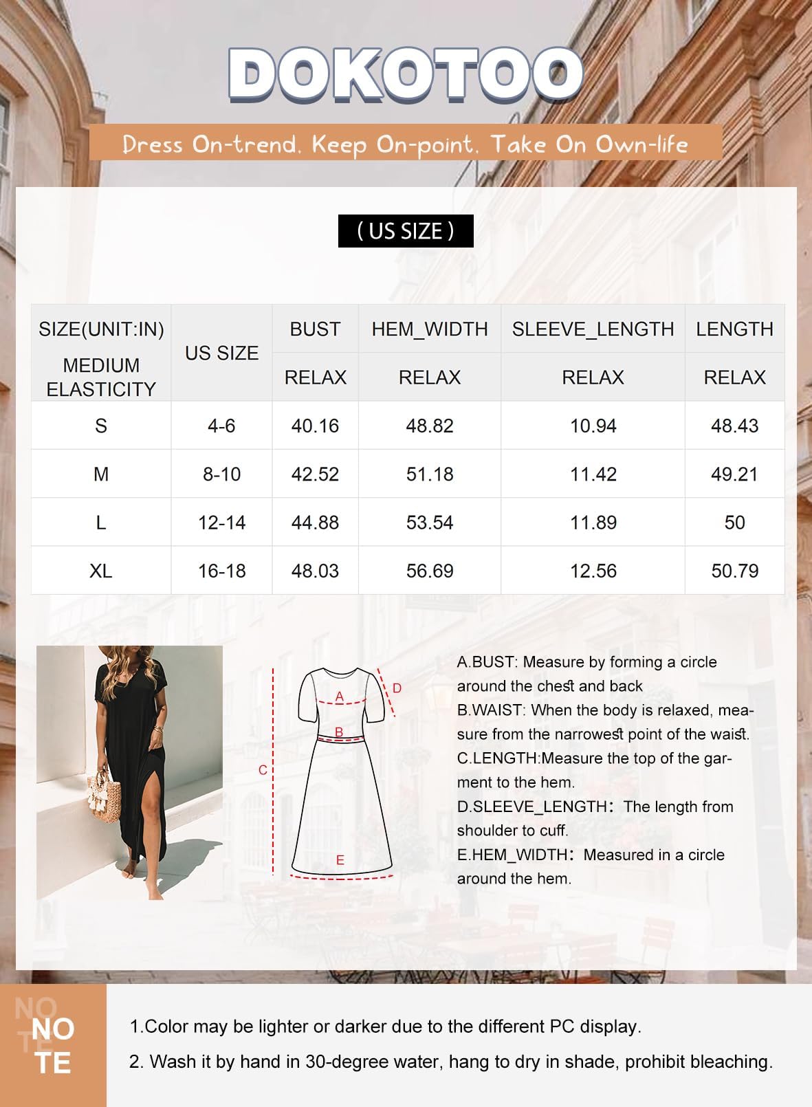 Foto 6 pulgar | Vestido De Verano Dokotoo 2025 Para Mujer Casual Negro Con Bolsillos - Venta Internacional.