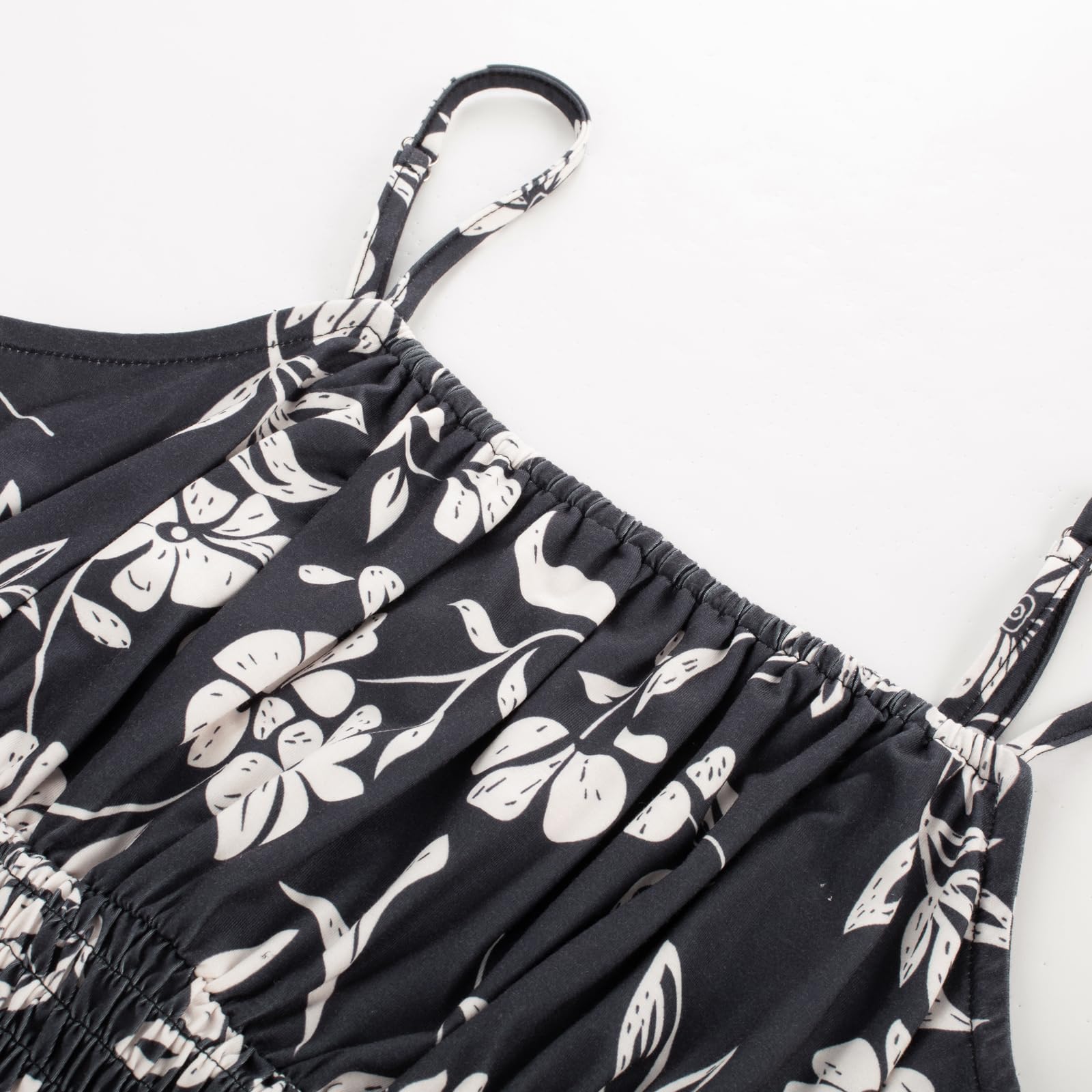 Foto 6 | Vestido Grace Karin Con Estampado Floral Largo Bohemio Con Tirantes Finos - Venta Internacional.