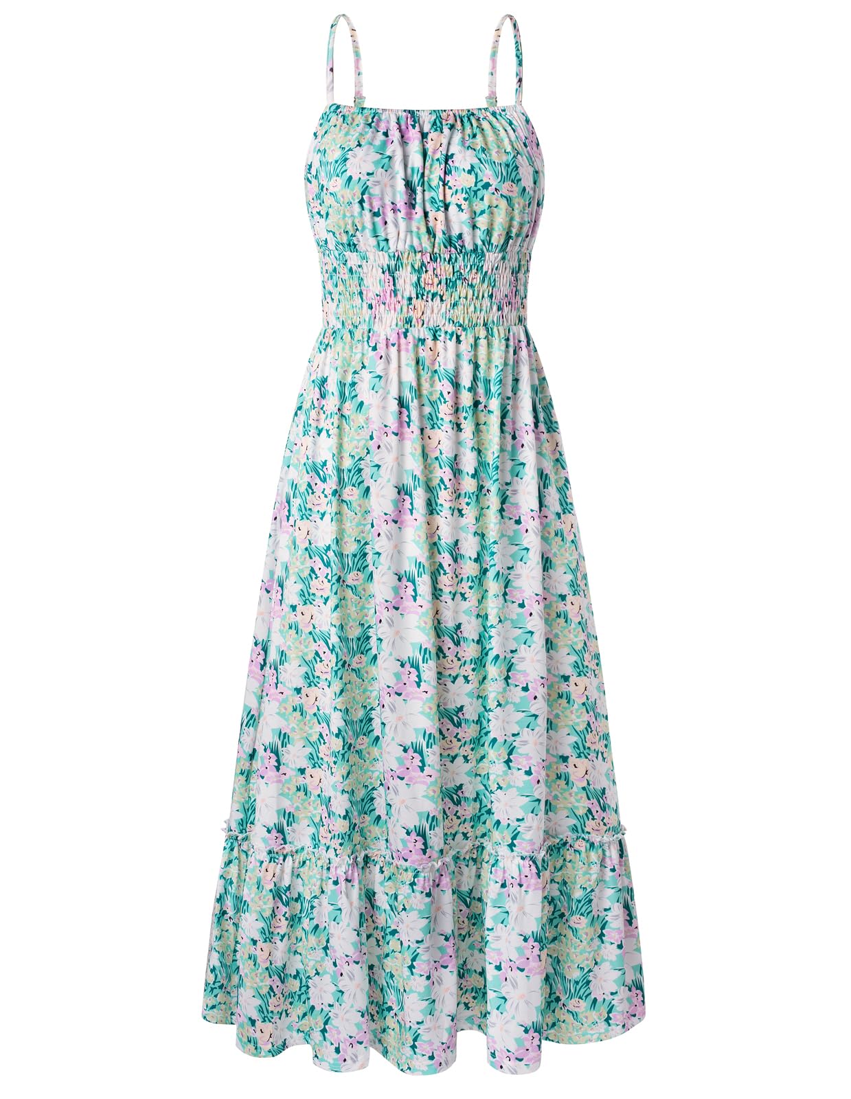 Foto 1 | Vestido Grace Karin Con Tirantes Finos Sin Mangas Y Estampado Floral - Venta Internacional.