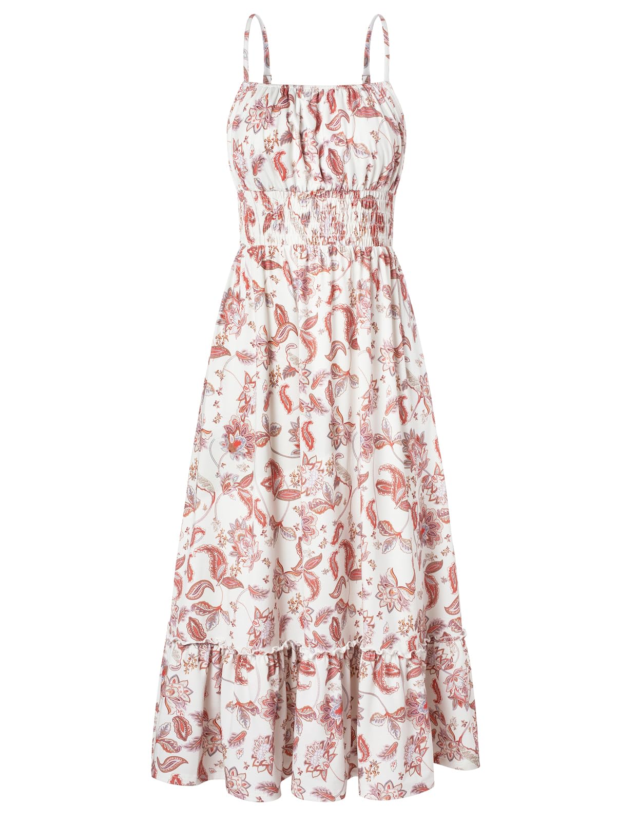 Foto 2 pulgar | Vestido De Verano Grace Karin Vestido Maxi Floral Casual Para Mujer - Venta Internacional.
