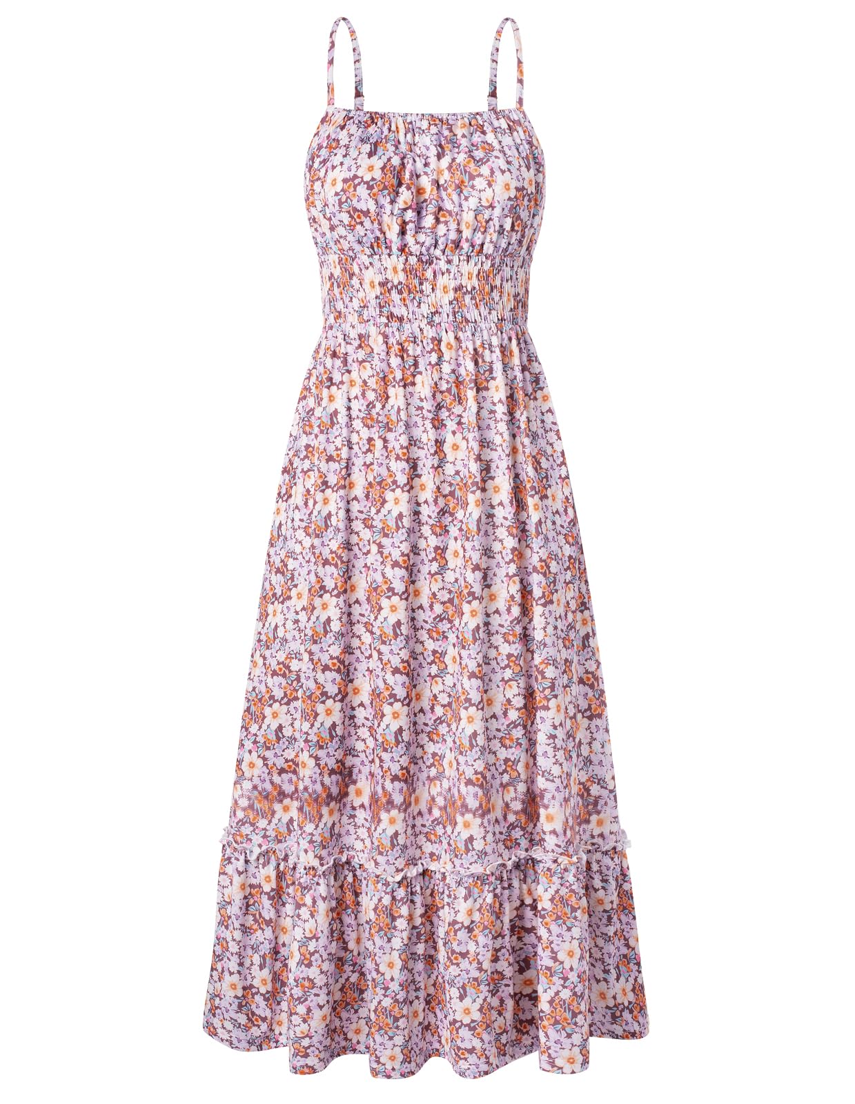 Foto 1 | Vestido De Verano Hawaiano De Primavera Grace Karin Maxi Morado S - Venta Internacional.