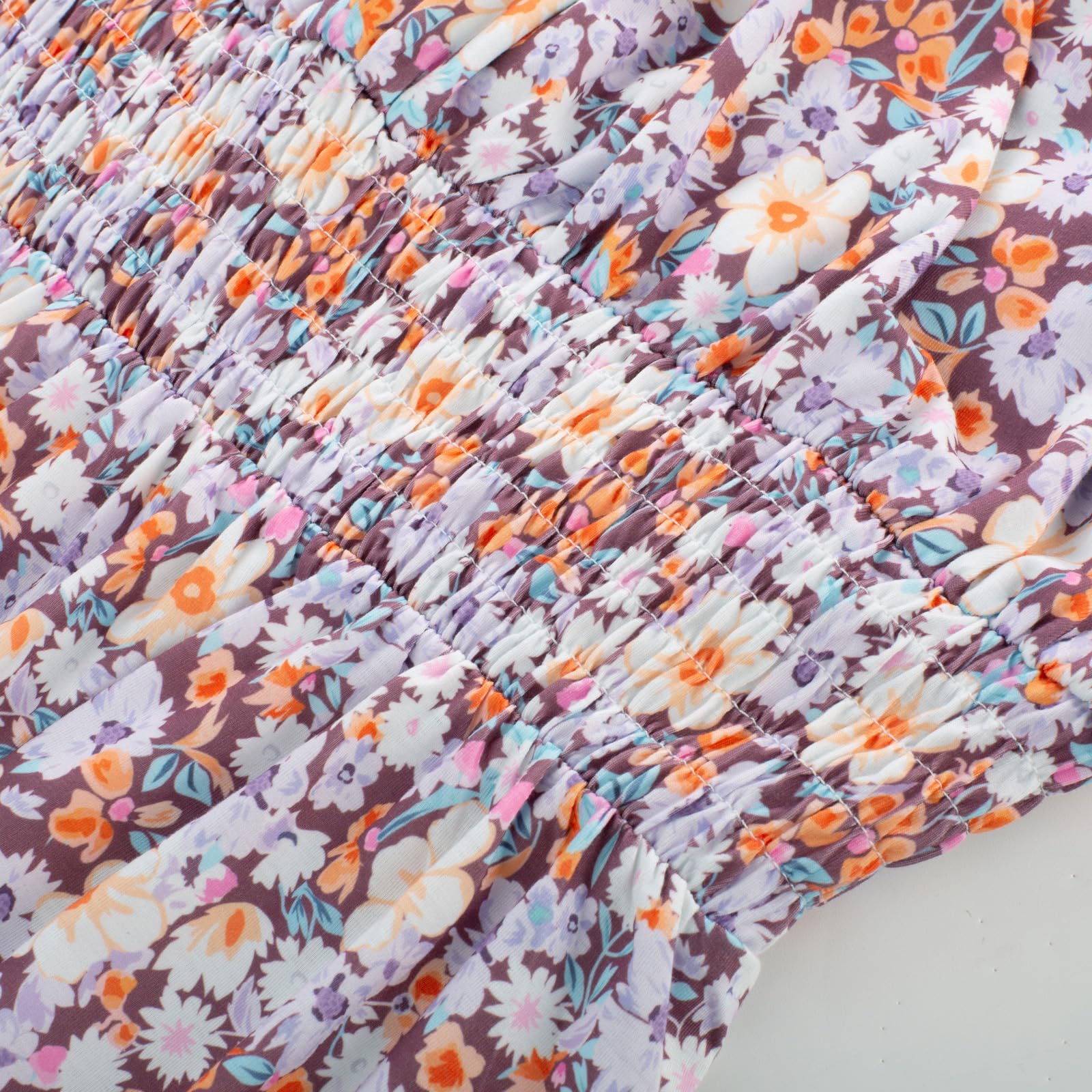 Foto 7 | Vestido De Verano Hawaiano De Primavera Grace Karin Maxi Morado S - Venta Internacional.