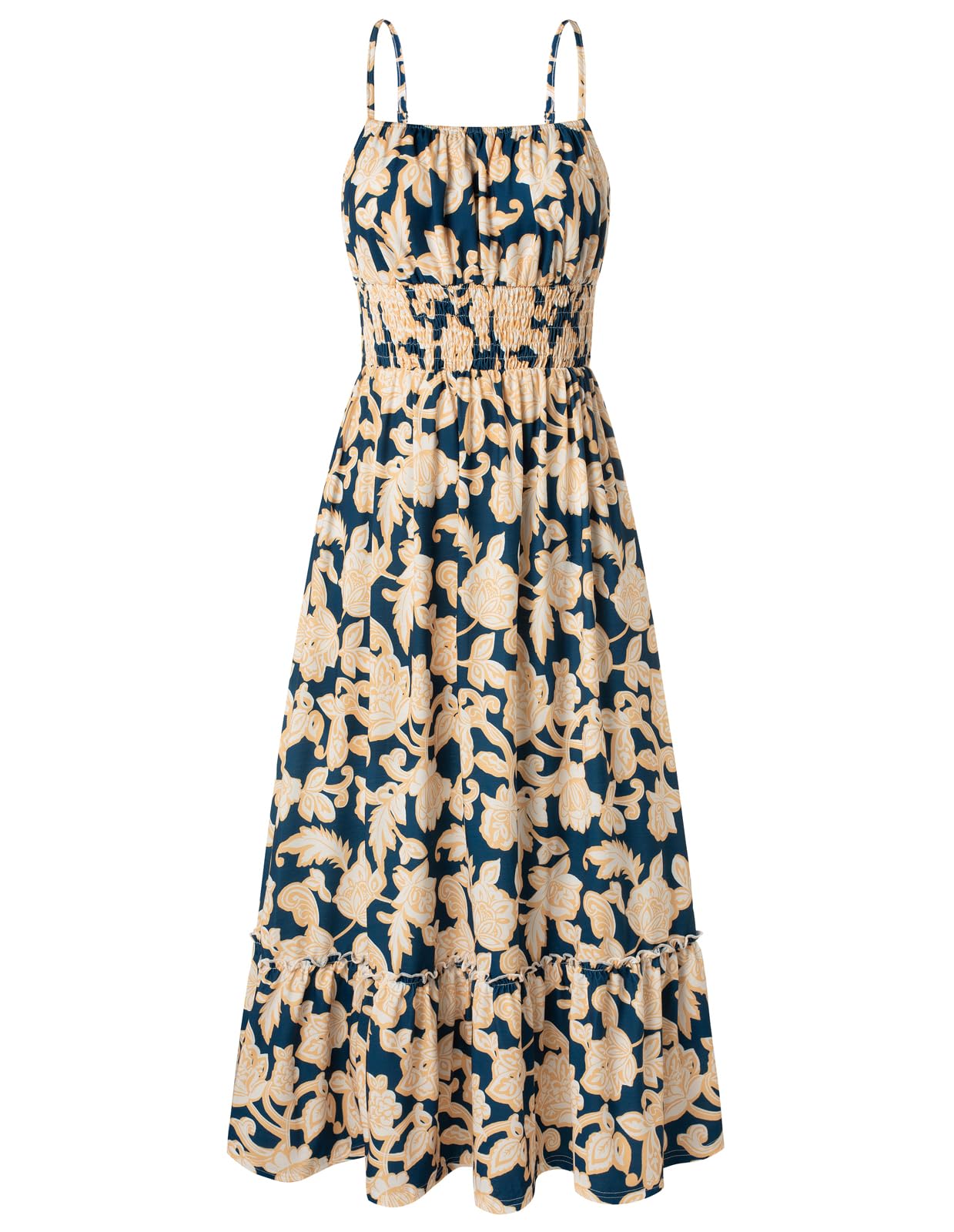 Foto 2 pulgar | Vestido Largo Sin Mangas Con Estampado Floral Grace Karin Para Mujer - Venta Internacional.