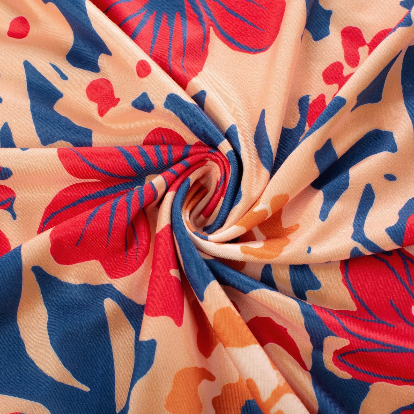 Foto 6 pulgar | Vestido Grace Karin Boho 2025 Sin Mangas Con Estampado Floral Maxi Azul Marino - Venta Internacional.