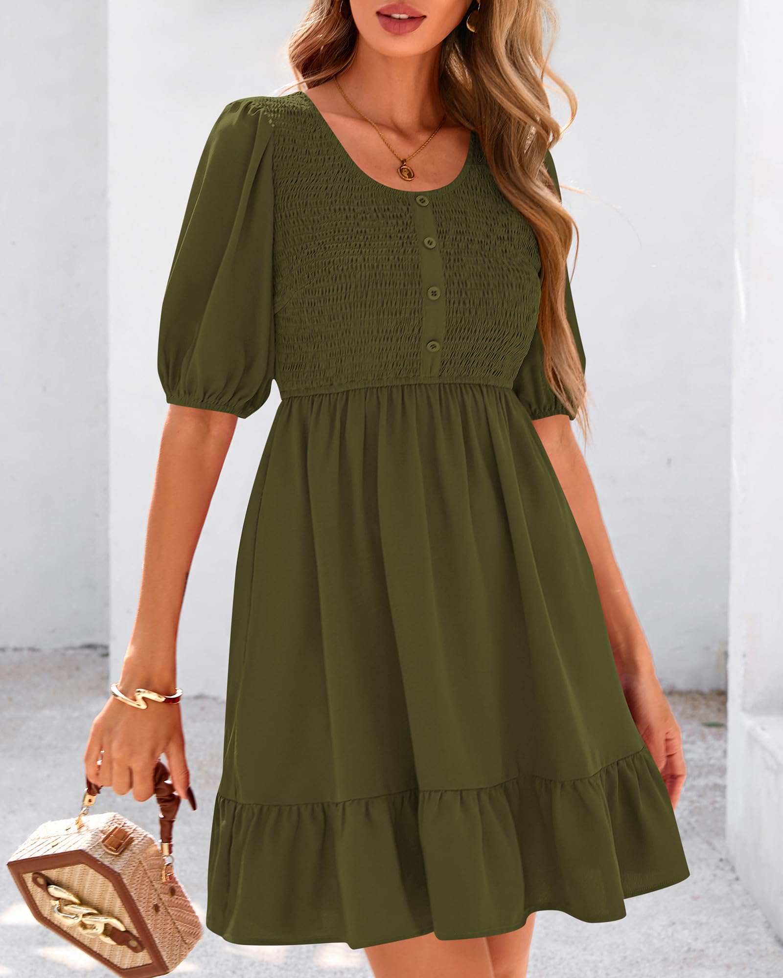 Foto 5 pulgar | Vestido Btfbm Spring Empire Waist Para Mujer 2025 Y Verano - Venta Internacional.