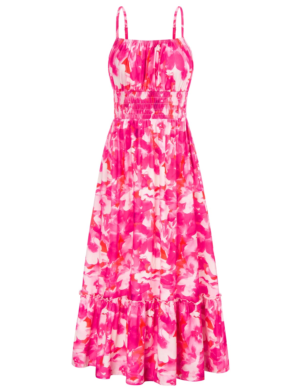 Foto 2 pulgar | Vestido Con Tirantes Finos Grace Karin, Casual, Sin Mangas, Floral - Venta Internacional.