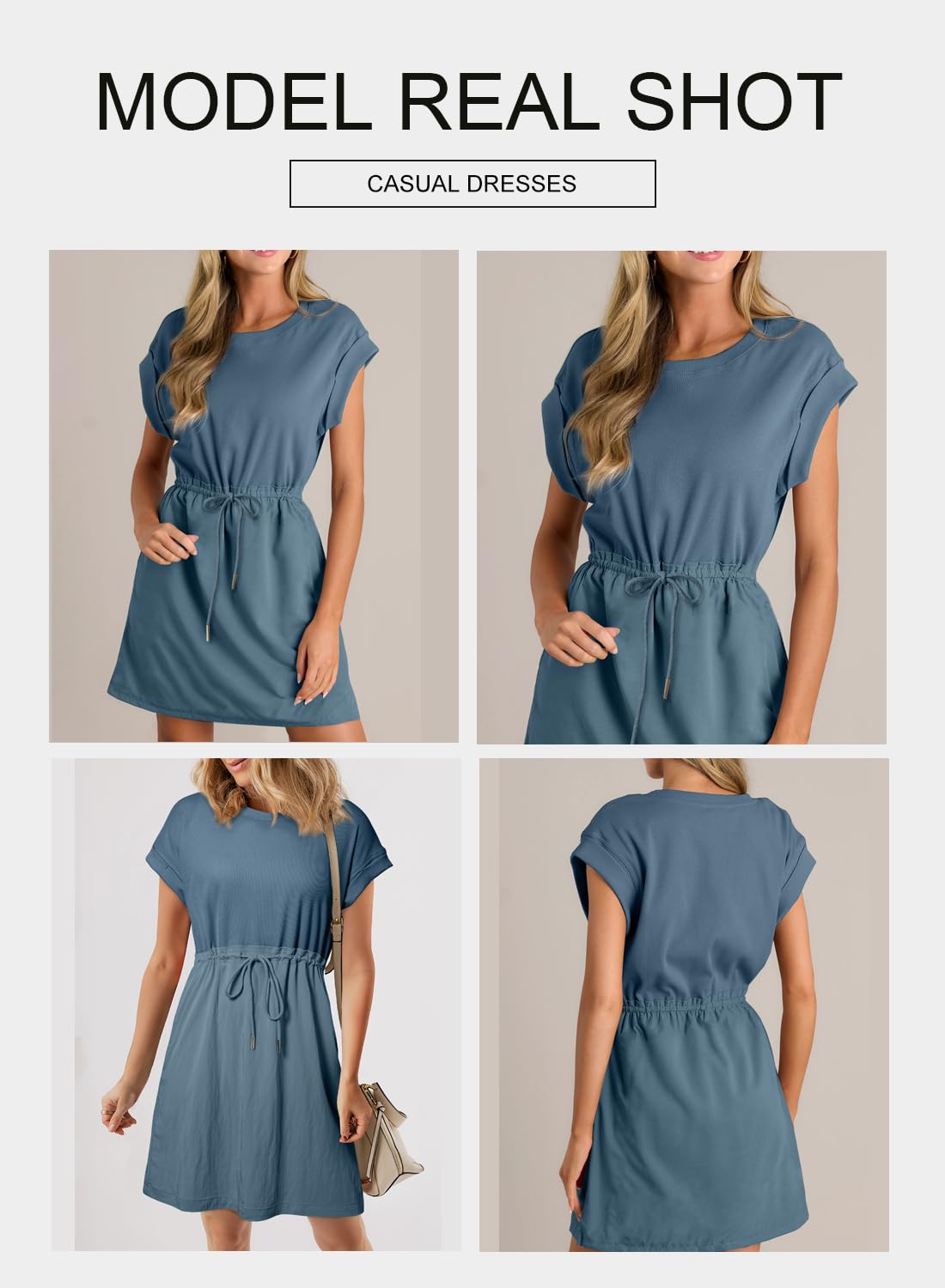 Foto 3 pulgar | Vestido Blencot Casual De Verano Para Mujer Con Bolsillos - Venta Internacional.