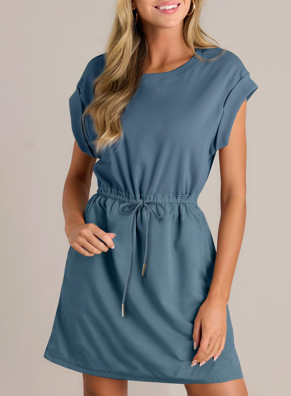 Foto 6 pulgar | Vestido Blencot Casual De Verano Para Mujer Con Bolsillos - Venta Internacional.