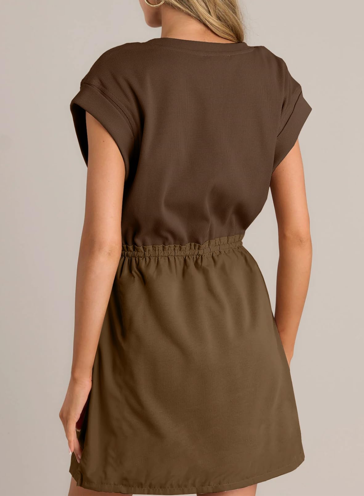 Foto 4 pulgar | Vestido Blencot P7017 Casual De Punto Primaveral Con Bolsillos Para Mujer - Venta Internacional.