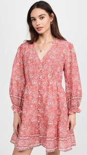 Foto 2 | Vestido Velvet Mary Para Mujer, Rosa Rojo, Floral, Ligero - Venta Internacional.