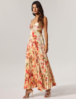 Foto 2 | Vestido Tsukko, Atractivo, Halter, Plisado, Con Estampado Floral, Para Playa - Venta Internacional.