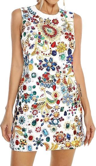 Foto 2 pulgar | Vestido Bella Barnett con Bordado Floral y Lentejuelas - Venta Internacional