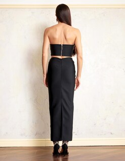 Foto 3 | Conjunto De Falda De Dos Piezas Bella Barnett, Vestido Vendado Para Mujer - Venta Internacional.