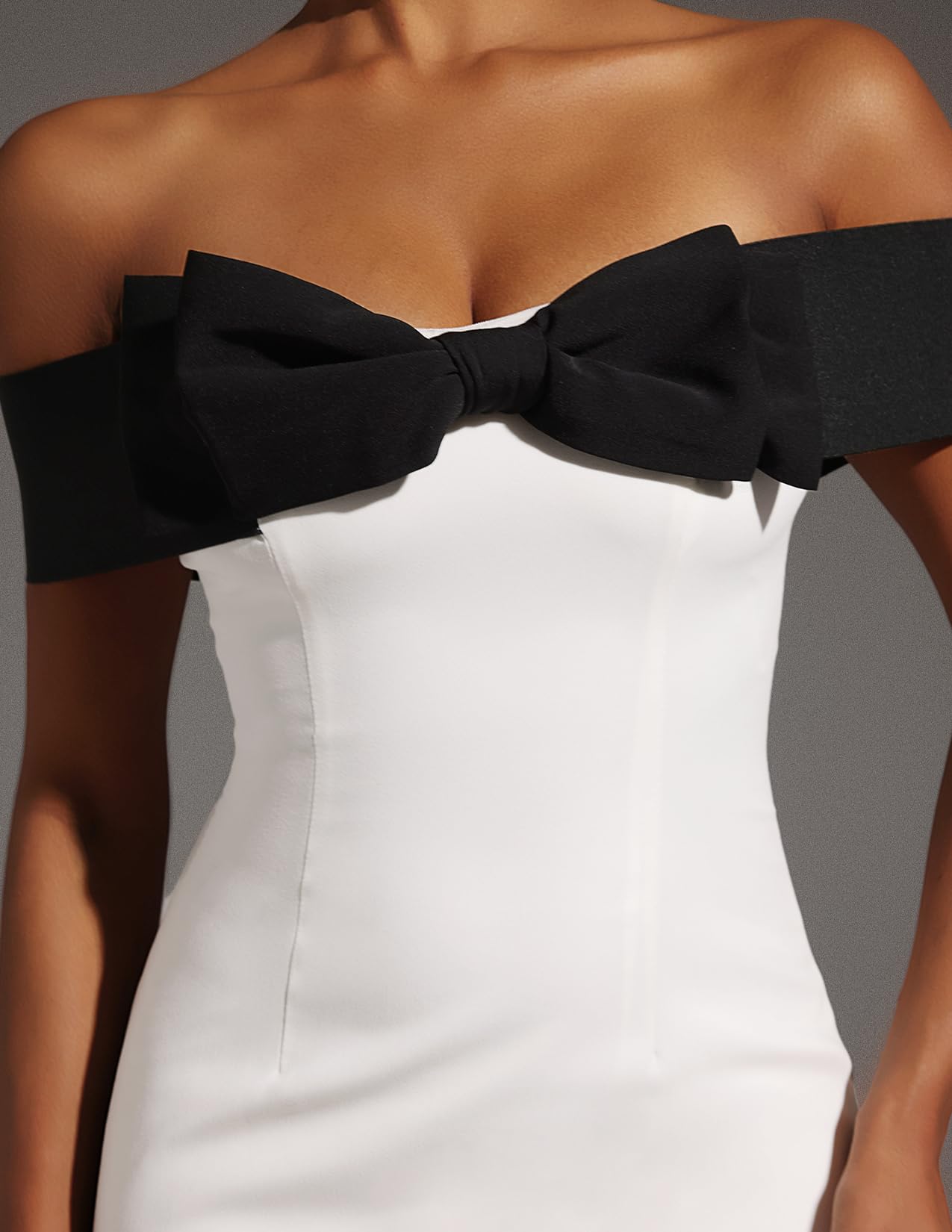 Foto 6 pulgar | Vestido Tsukko Con Tirantes Finos Y Lazo Primaveral Sin Mangas, Blanco - Venta Internacional.