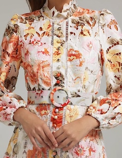 Foto 5 | Vestido Bella Barnett Mini Con Estampado Blanco Para Mujer - Venta Internacional.