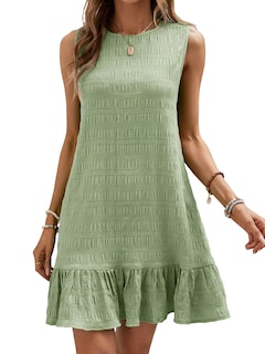 Foto 1 | Vestido Soly Hux Vestido Sin Mangas Con Dobladillo Con Volantes Para Mujer - Venta Internacional.