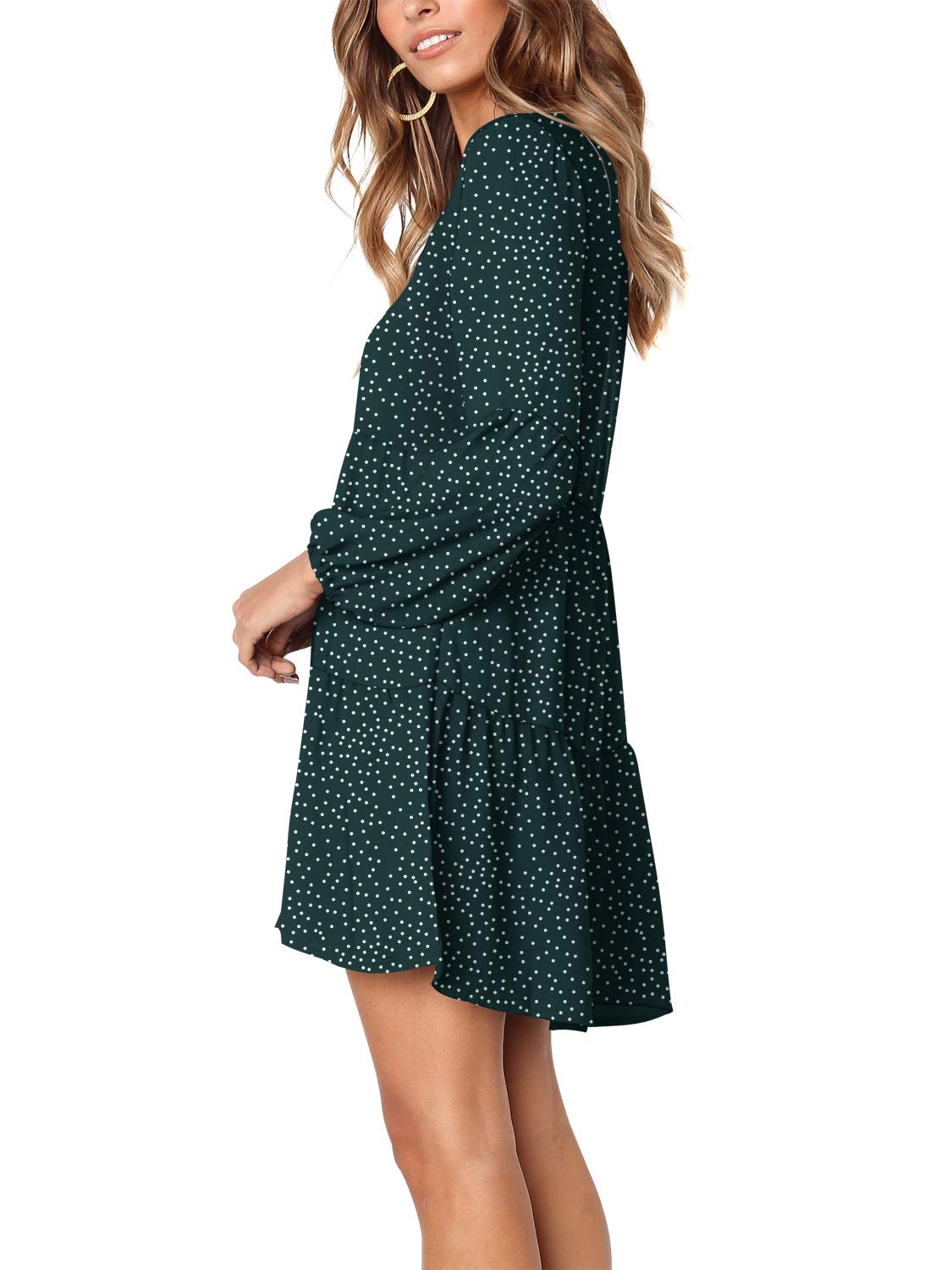 Foto 3 pulgar | Vestido Casual Amoretu Tipo Túnica Cuello en V Holgado para Mujer - Venta Internacional