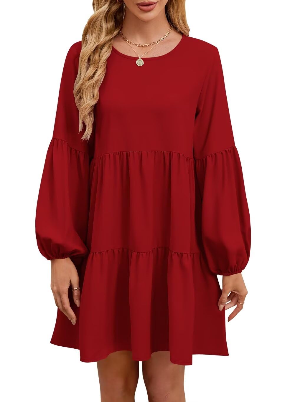 Foto 2 pulgar | Vestido Qacohu 2024, Túnica De Manga Larga, Moda De Otoño Para Mujer - Venta Internacional.