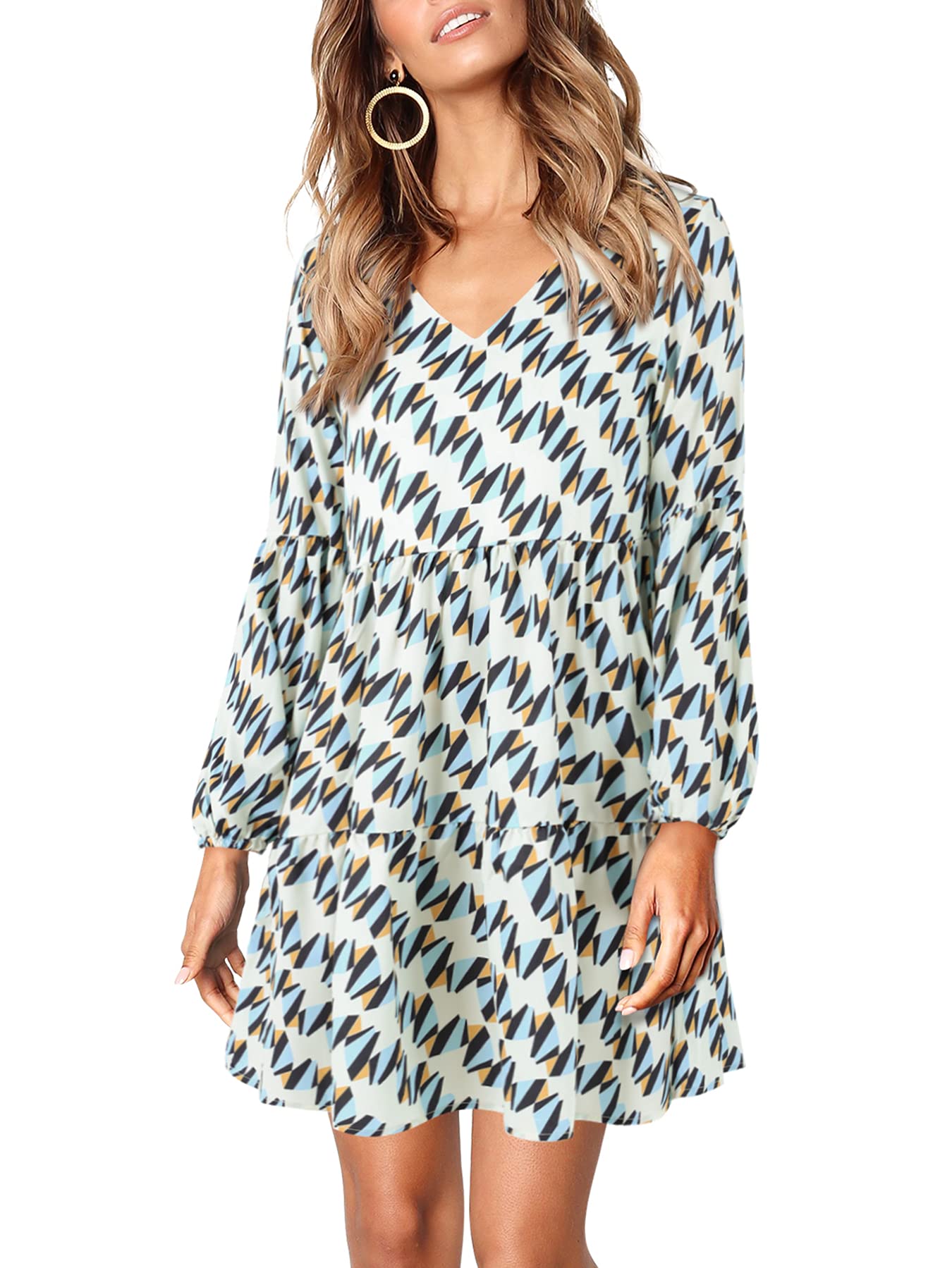 Foto 3 | Vestido Amoretu Para Mujer, Con Forma De Pata De Gallo, Hasta La Rodilla, Talla Xl - Venta Internacional.
