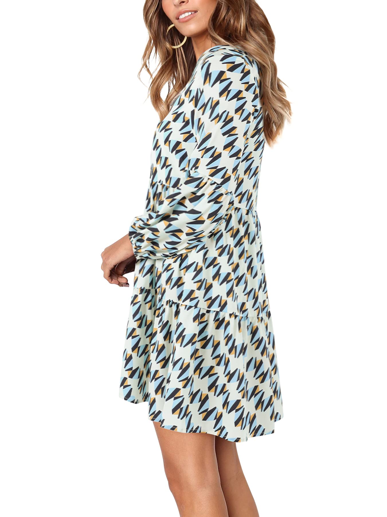 Foto 5 pulgar | Vestido Amoretu Para Mujer, Con Forma De Pata De Gallo, Hasta La Rodilla, Talla Xl - Venta Internacional.