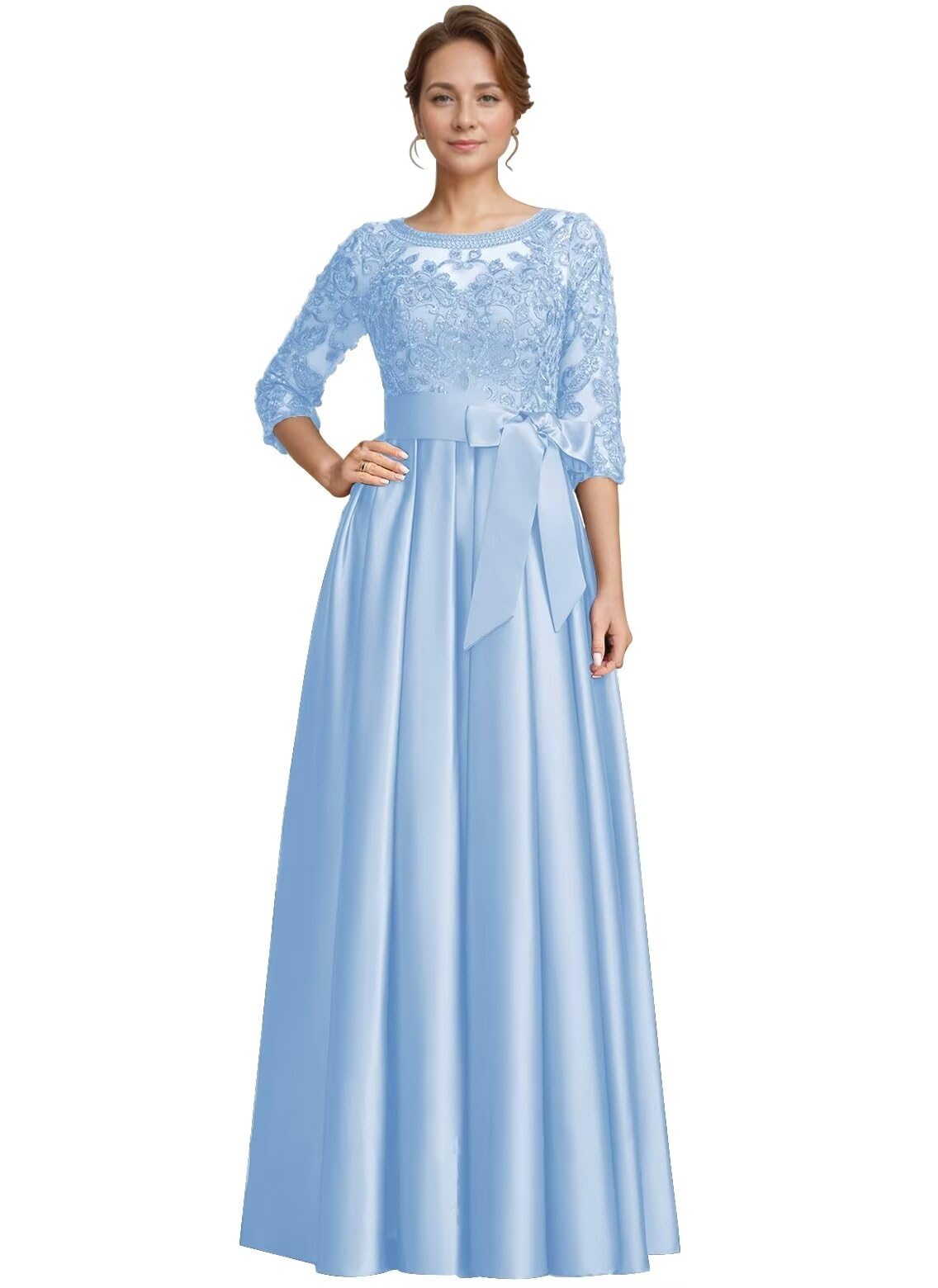 Foto 2 pulgar | Vestido De Noche Formal Raomiao Para Madre Del Novio Para Mujer - Venta Internacional.