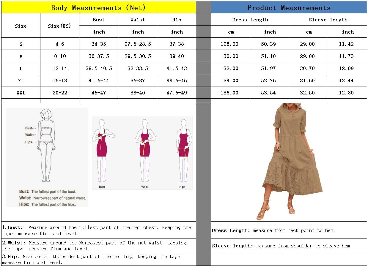 Foto 4 pulgar | Vestido Chouyatou Para Mujer, Estilo Bohemio, Bordado Y Ojales, De Verano - Venta Internacional.