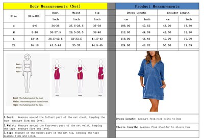 Foto 7 | Vestido Chouyatou Para Mujer, Corte Holgado, Corte Holgado, Minivaquero Con Cuello En V - Venta Internacional.