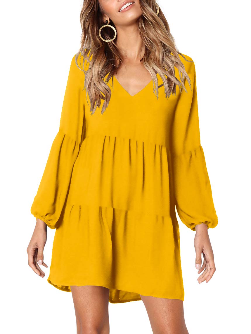 Foto 3 pulgar | Vestido Túnica Amoretu 2024 Con Cuello En V Para Mujer - Venta Internacional.