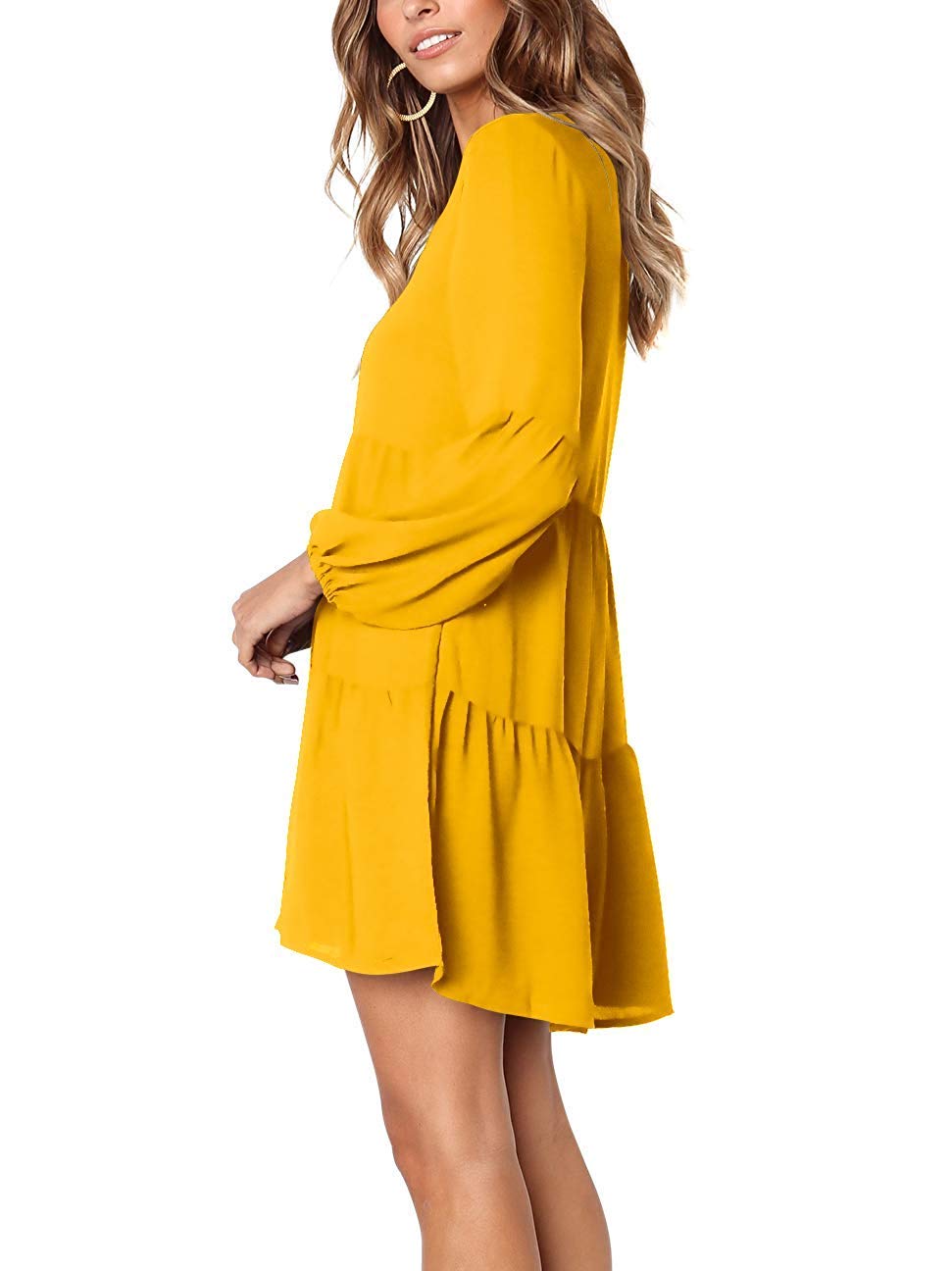 Foto 5 pulgar | Vestido Túnica Amoretu 2024 Con Cuello En V Para Mujer - Venta Internacional.