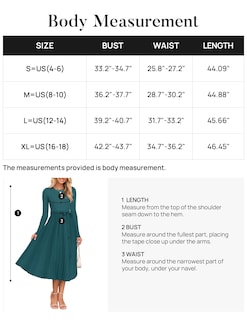 Foto 6 | Vestido Midi Zesica De Otoño, Manga Larga, Punto Plisado, Verde Azulado, Mujer - Venta Internacional.