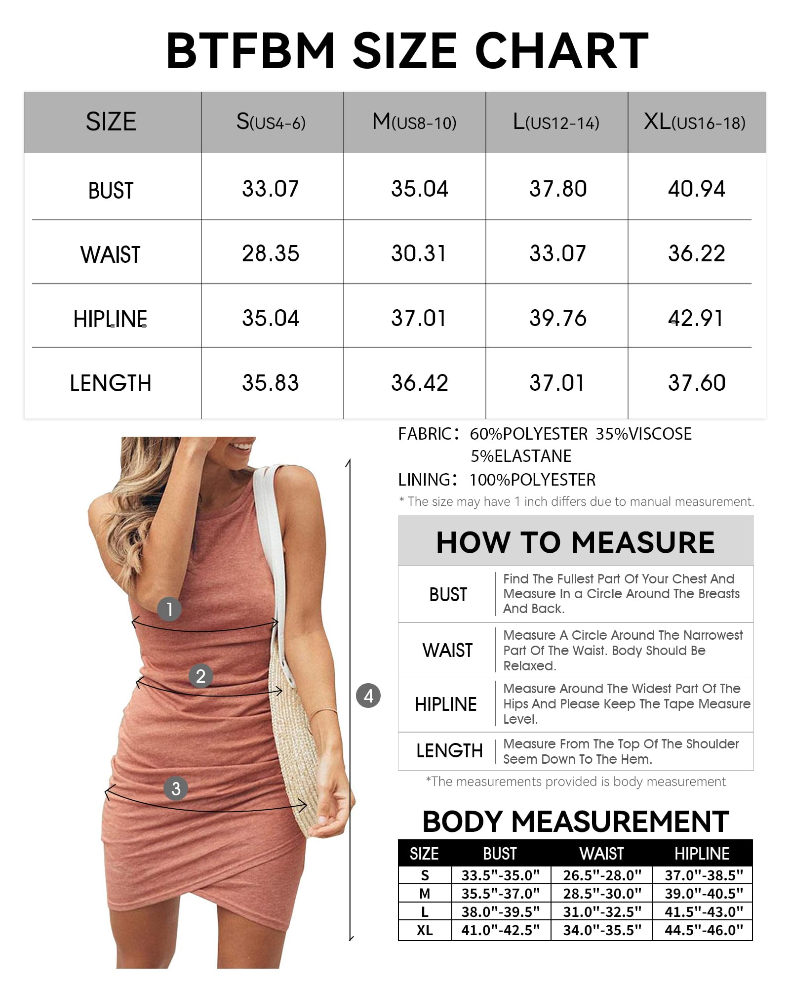 Foto 6 pulgar | Vestido Btfbm Casual Para Mujer  Cuello Redondo  Fruncido  Verano  Sin Mangas - Venta Internacional.