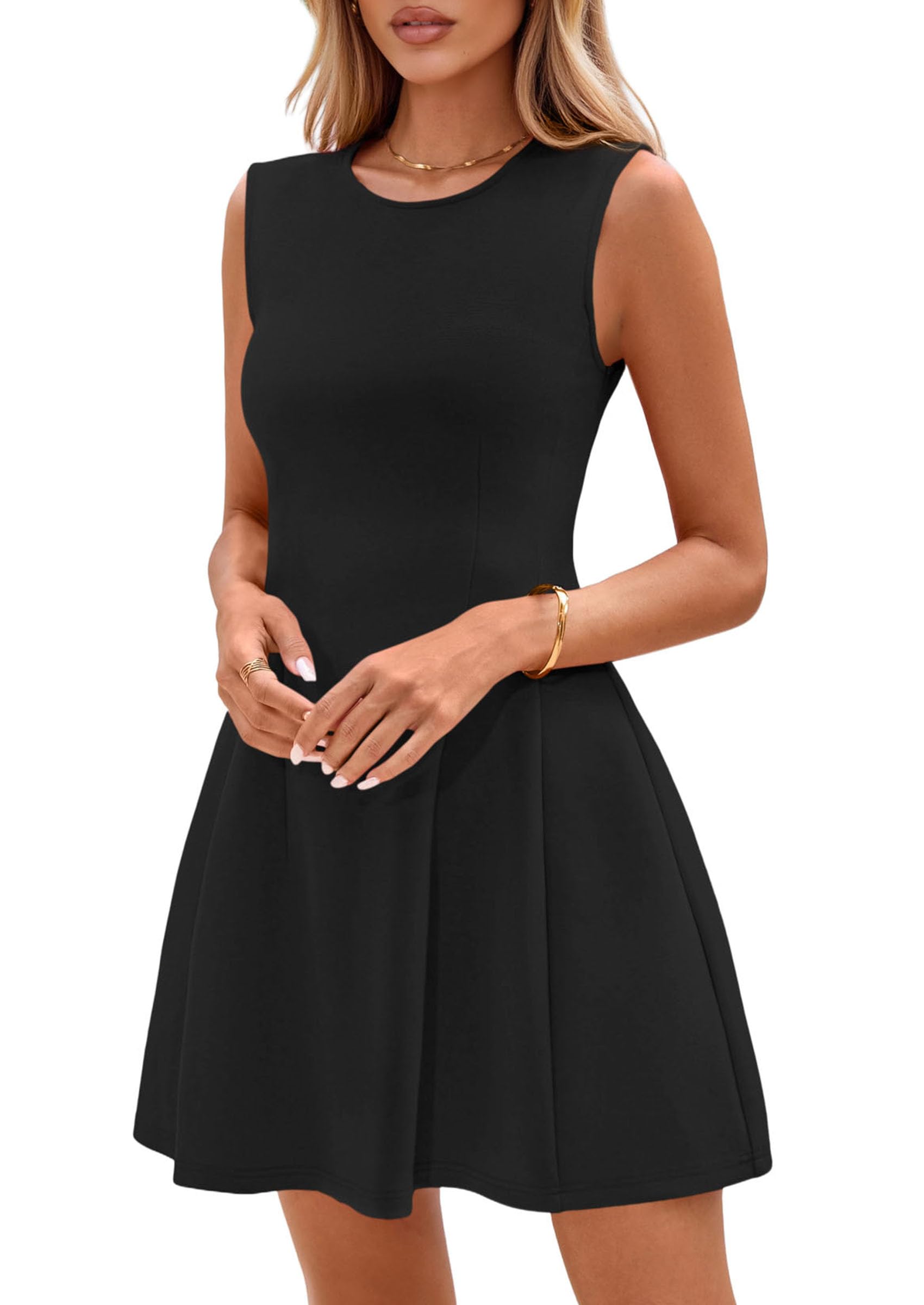 Foto 7 | Vestido Prettygarden Summer A Line  De Negocios  Casual  Para Trabajo  Mujer - Venta Internacional.
