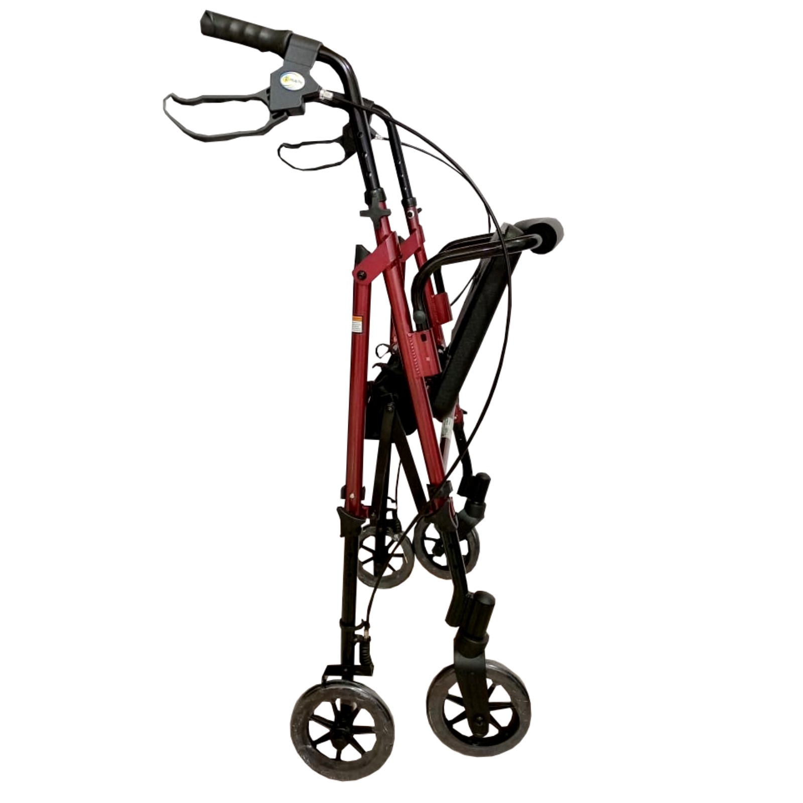 Foto 4 pulgar | Andadera Ortopédica Reactiv Tipo Rollator Ultra Compacta para Adulto color Rojo