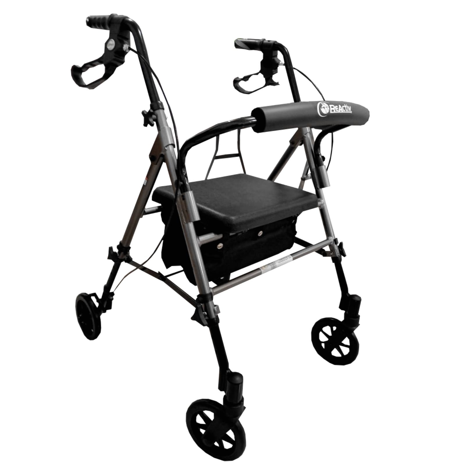 Foto 2 pulgar | Andadera Ortopédica ReActiv Tipo Rollator color Gris Ultra Compacta para Adulto