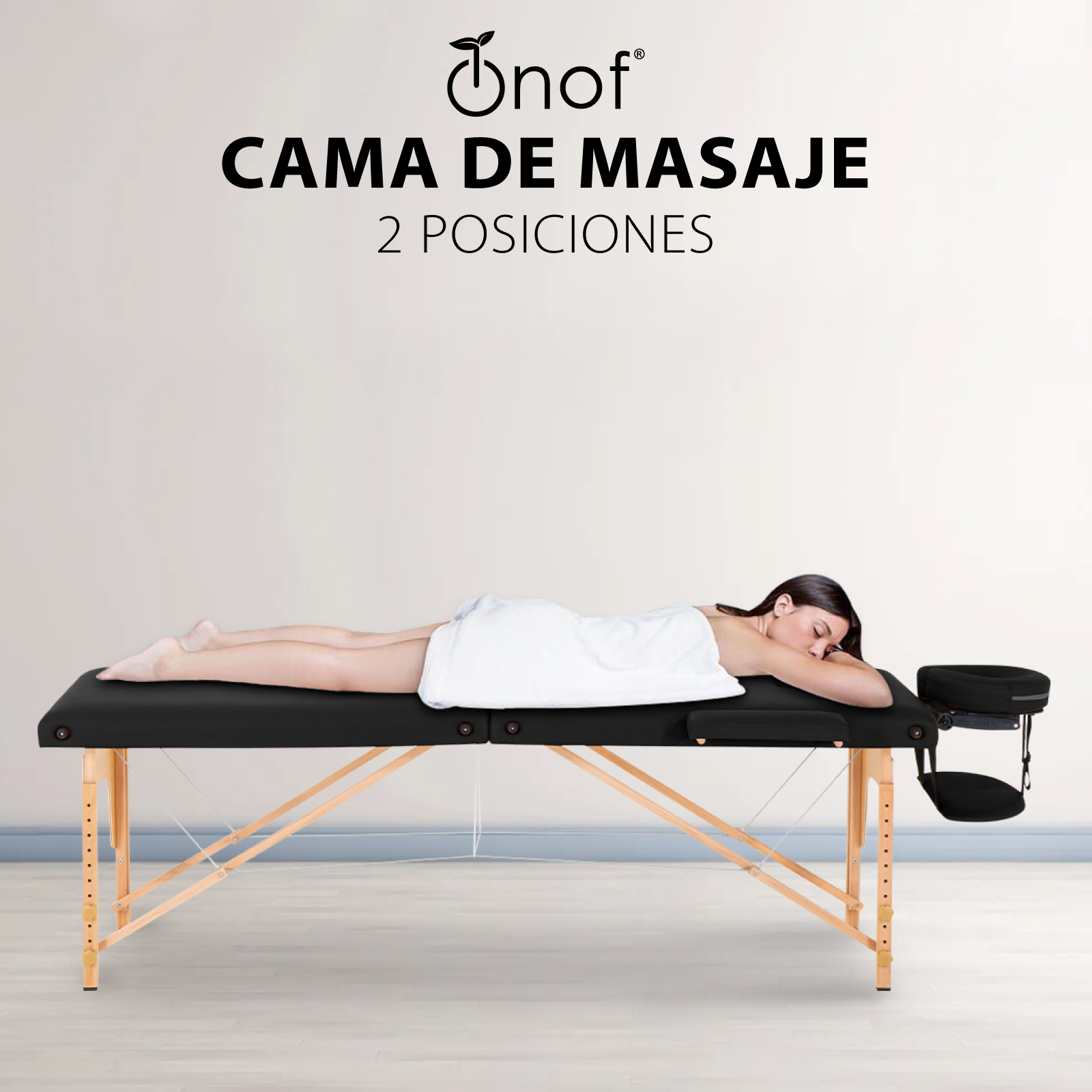 Foto 8 | Cama para Masajes Onof Mb-01 3 Posiciones color Negro