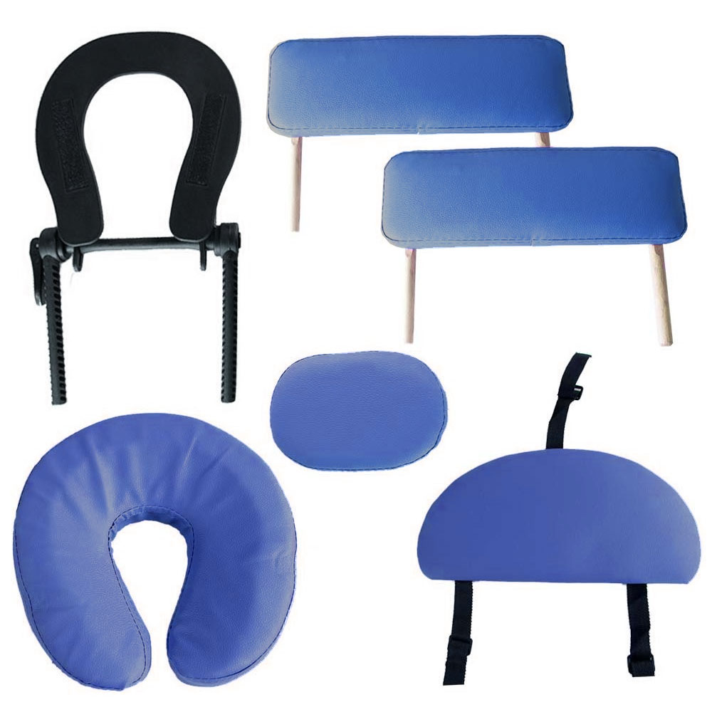 Foto 4 pulgar | Cama de Masaje Nanofort Mkz-camamasapeque2523-1azu Plegable/ Recta/ Portátil color Azul