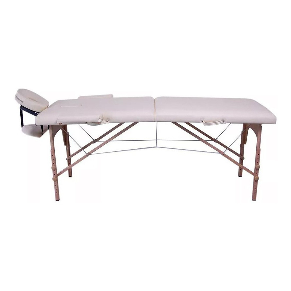 Cama de Masaje Nanofort Mkz-camamasapeque2523-1beige Plegable/ Recta/ Portátil color Beige