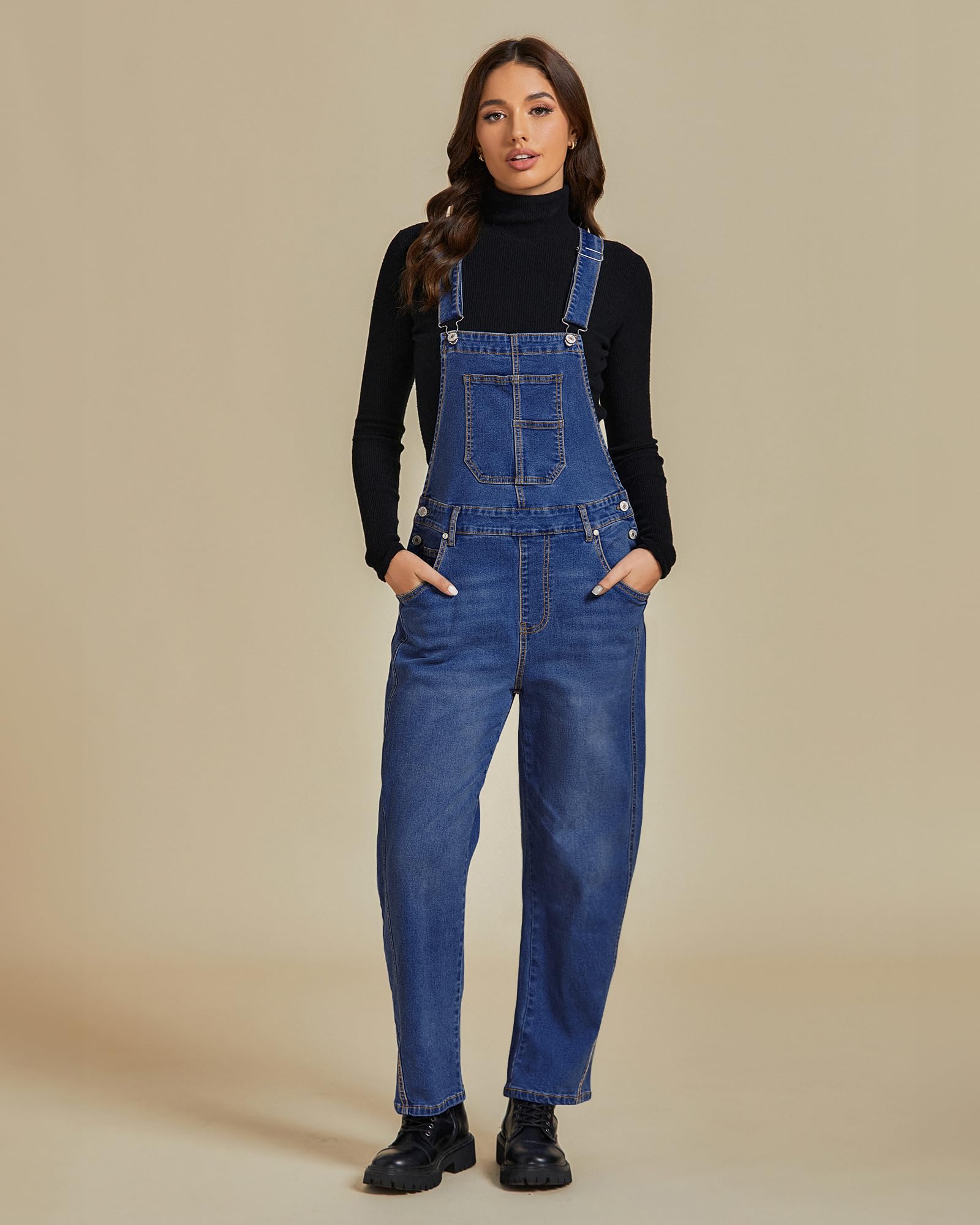 Foto 4 pulgar | En General, Luvamia, Casual, Elástico, Azul Para Mujer, Talla L - Venta Internacional.