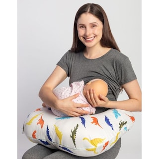 Foto 1 | Mae Baby Blusas De Maternidad Y Lactancia Mujer Playeras De Manga Corta Ropa Suave Embarazada Camisetas (gris Oxford